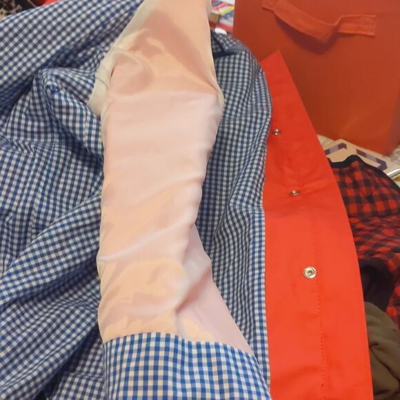 TALBOTS women jacket size XS orange color - Picture 9 of 13